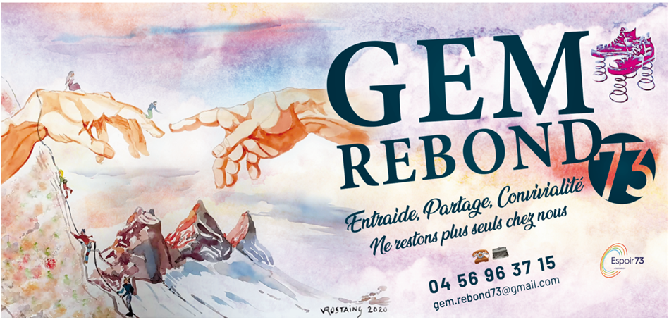 page accueil site Association Gem Rebond 73
